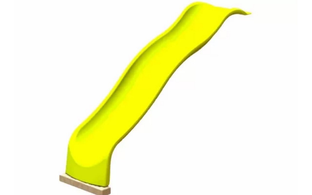 Горка с двойной волной желтая (Double Wave Slide Yellow)